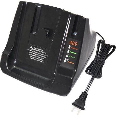Convient pour Black and Decker 36V / 40V chargeur de batterie au lithium chargeur pour batterie lithium-ion : LBXR36LCS36 LCS40 36V LBXR36 LBX36 LBXR2036 LBX1540, etc. (1/5)