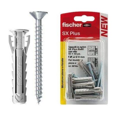 5,0 x TASSELLO NYLON SX PLUS S K SELF FISCHER