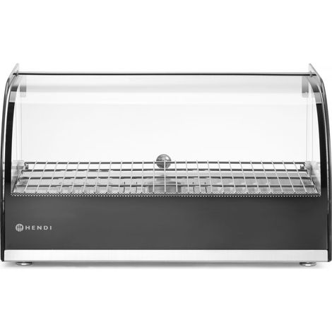 Warmhaltevitrine zur Präsentation warmer Speisen 1 x GN1/1 400W - Hendi 273982