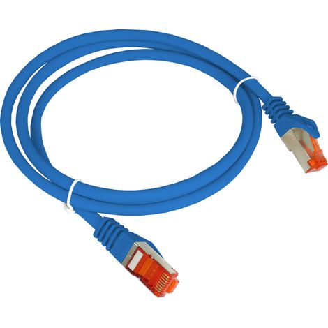 Cavo patch F/UTP cat.6 in PVC da 3,0 m blu Alantec