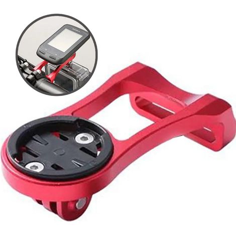 Soporte de bicicleta ajustable, soporte de GPS de bicicleta para pinza de lámpara de computadora (Rojo) (1/5)
