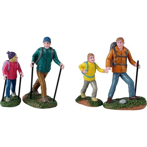 Father And Daughter Hikers Set Of 4 Art.-Nr. 42313