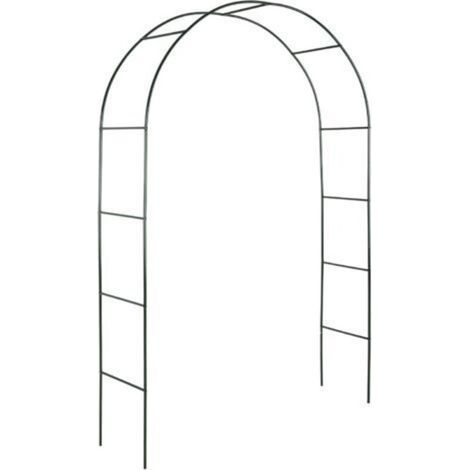 Arche de Jardin, Support pour Plantes grimpantes Arche à rosiers Tuteur Décoration extérieure, 240x140x37cm (1/5)