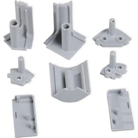 Kit accessori alzatina Mixline, Tecnoplastica, Grigia