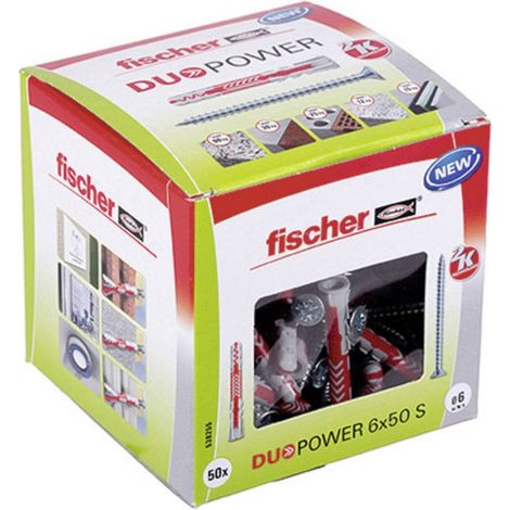 Fischer 50x DUOPOWER 6 x 50 mm S LD - 538255