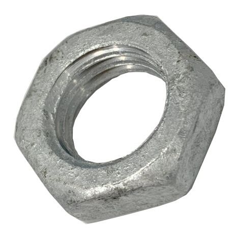 M20 Galvanised Hexagon Thin Nut - Grade 4 - Din 439 Tapped Oversize