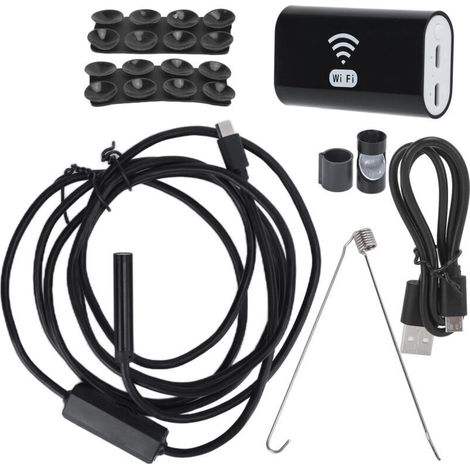 Endoscope Industriel F99 WiFi HD 8mm avec Câble Rigide 1.5m pour Maintenance d'Équipement