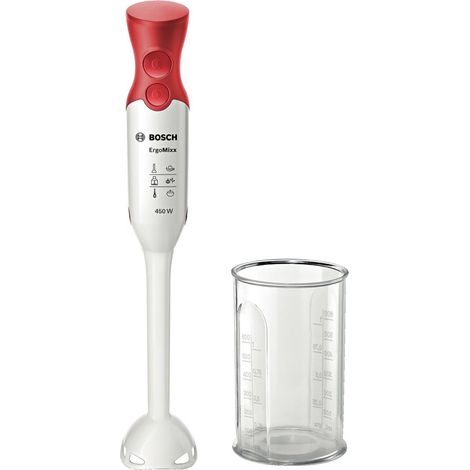 Bosch ErgoMixx MSM64010 Batidora de mano rojo blanco 450W (1/5)