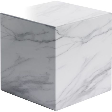 Mesa auxiliar Steinberg Serie 541, Mármol claro, SOLIDSurface,