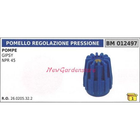 Pomo de ajuste de la presión Bomba UNIVERSAL Bertolini GISPY NPR 45 012497
