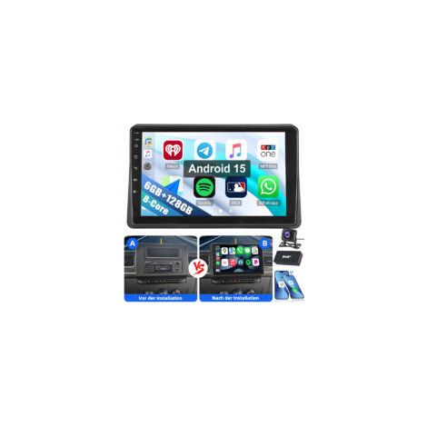 Autoradio Android 8 cœurs CarPlay 6+128G Pour Renault Master Opel Movano B Nissan NV400 6+128G DAB CAM