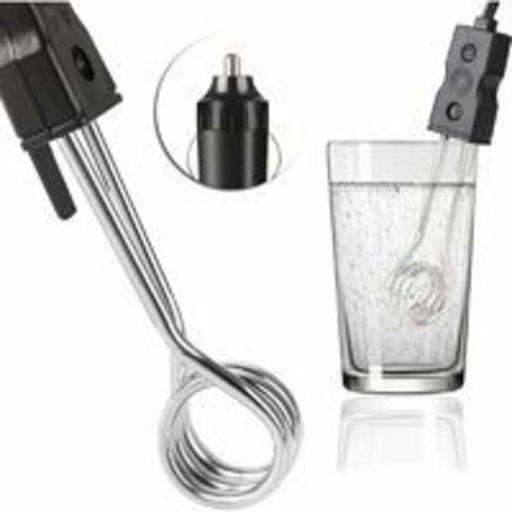 12V Car Immersion Heater with Cigarette Lighter Socket - Immersion Heater for Travel, Camping and Picnics (1/5)