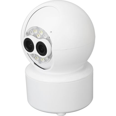 Sicherheitskamera mit Dual-Objektiv, einstellbarer Brennweite, 1080p HD, WLAN, kabellos, für den Innenbereich, 100–240 V, EU-Stecker (1/5)