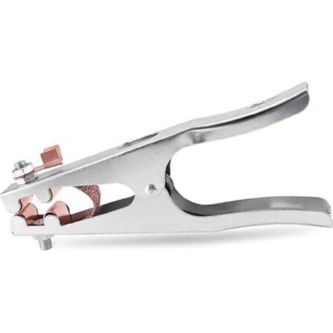 Pince de mise à la terre, pince de mise à la terre pour soudage, pince de mise à la terre pour soudage monobloc, en fer et laiton, robuste et durable, équipement de soudage professionnel, pour la plup (1/5)