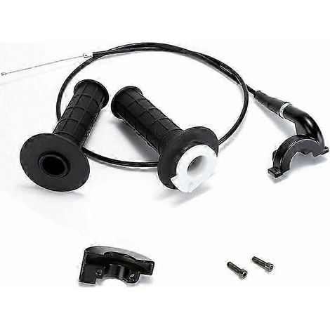 Kit de poignée d'accélérateur universelle pour motos, poignée de 7/8", accélérateur à pouce gauche et gâchette droite pour motos, quads et vélos de 110 à 250 cm³ (1/5)