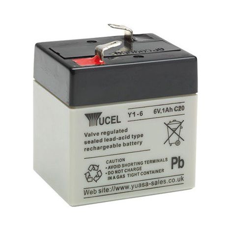 Batterie plomb étanche Y1-6 Yuasa Yucel 6v 1ah