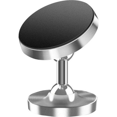 Double-Sided Métal Magnétique Support de téléphone pour voiture Universel Tableau de bord Téléphone portable Support Double Aimant T (1/5)