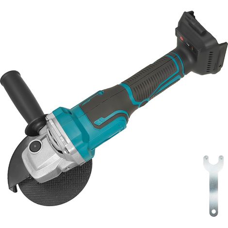 Akku-Winkelschleifer, bürstenloser Motor, 3 variable Geschwindigkeiten bis zu 5200 U/min, zum Schneiden, Schleifen und Polieren (Akku nicht im Lieferumfang enthalten) (1/5)