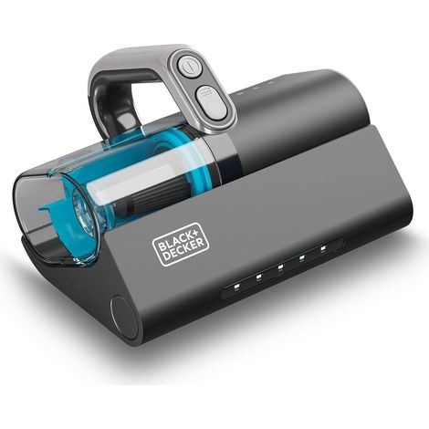 Black+decker BXMC400E Aspirapolvere Portatile Ciclonica 0.4 L 400W Filtro HEPA Luce UV Antibatterica Spazzola Motorizzata colore Nero (1/5)
