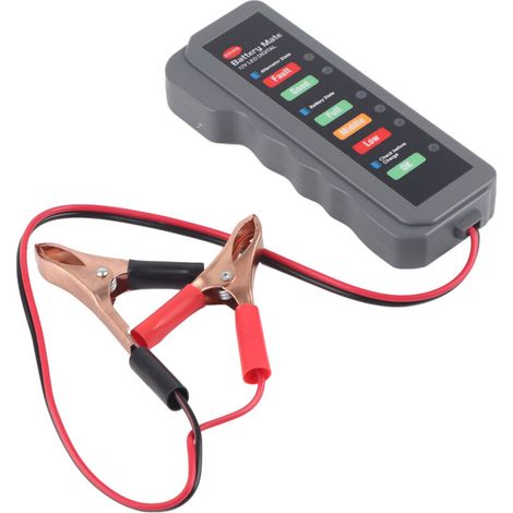 Testeur de charge de batterie de moto de voiture 12V, analyseur, contrle de démarrage d'alternateur (1/5)