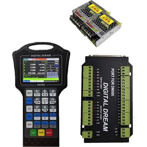 Système de Mouvement CNC Hand-Hero DM500 3/4 Axes avec contrôleur Suspension 500 kHz G Code CAD/CAM Prise en Charge des clés USB(3AXIS) (1/5)