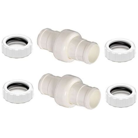 Joint pivotant pour tuyau de nettoyeur de piscine – Compatible avec Polaris 360, lot de 2 joints rotatifs pour tuyaux flexibles (diamètre 9–100 mm, longueur jusqu’à 30 m) (1/5)