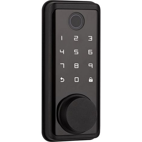 Serrure intelligente domestique pour porte intérieure avec verrouillage et envoi à distance de mots de passe temporaires deng ALOVEZ (1/2)