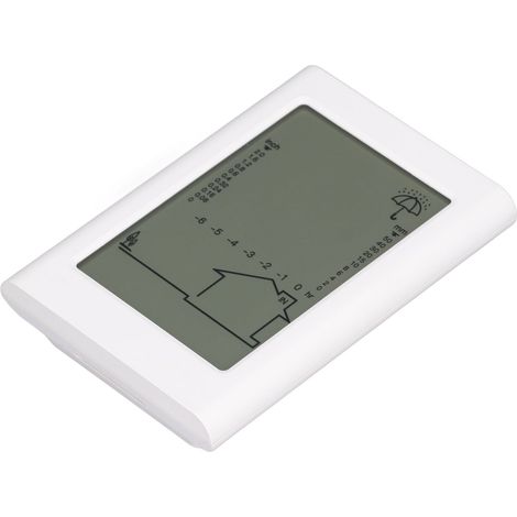 Digitaler Regenmesser für den Außenbereich, 3-in-1-Wetterstation mit Gartensensor und orangefarbener Hintergrundbeleuchtung, Thermometer und Hygrometer für Zuhause (1/5)