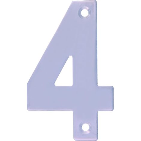 Numéro 4 en acier inoxydable 10 cm 6772 ami (1/5)