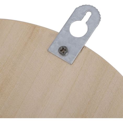 Horloge Murale pour Sauna et Décor Cadran Bois Classique Accessoire de Sauna Diamètre 20cm Timer pour Sécurité et Confort (1/5)