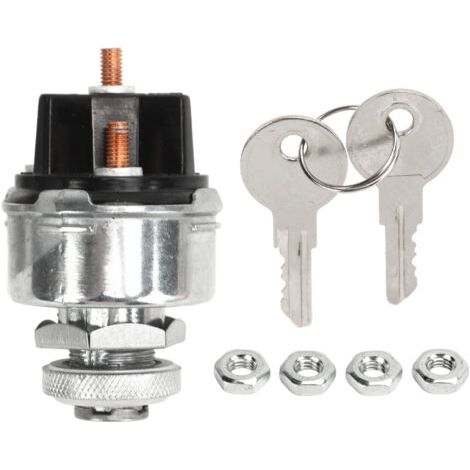 Commutateur d'allumage avec 2 clés 942918 Remplacement pour WILLYS CJ2A CJ3A DJ3A CJ3B CJ5 CJ6 (1/4)