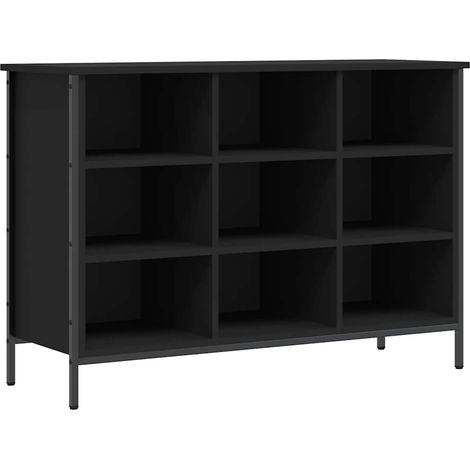 Maison Exclusive - Scarpiera Nera 100x35x70 cm in Legno Multistrato (1/5)