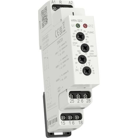 Überwachungsrelais 48, 48 - 276, 276 V/AC, V/DC 1 Wechsler Rose LM HRN-32/2 1 St.