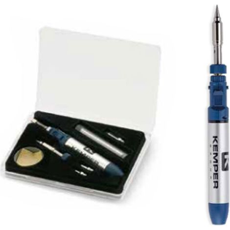 Kit microsoudure Pyrogravure 1800W + recharge gaz + Accessoires + Mallette KEMPER