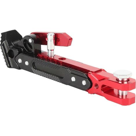 Universeller, verstellbarer Fußseitenständer für NMAX 155 (2015–2016) und NMAX 125 (Rot) (1/5)
