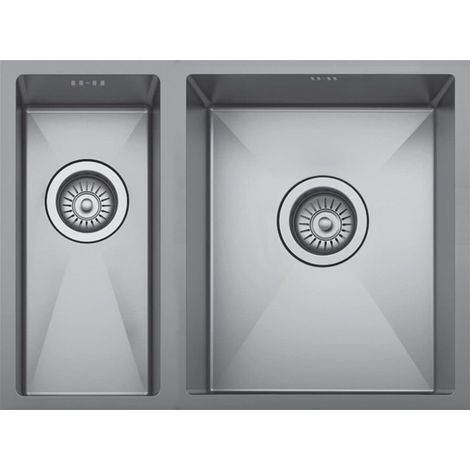 Scott & James - Premium 1.5 Bowl Undermount Sink 1.2mm Stainless Steel - Stainless Steel (1/2)