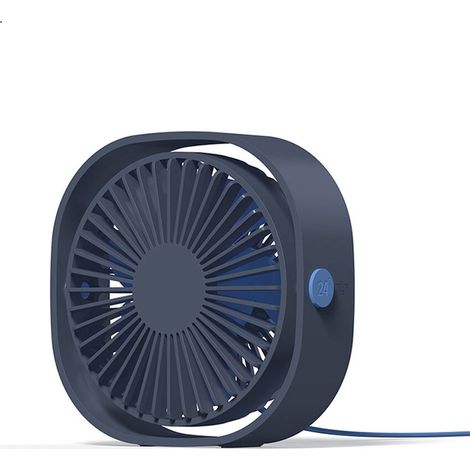 Leiser USB-Tischventilator, 3 Geschwindigkeitsstufen, 360°-Drehung, geeignet für Büro oder Schlafzimmer. (1/5)