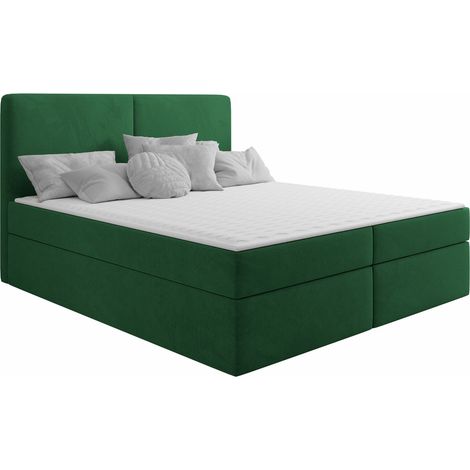 Cama continental Zanesville 100, Manila 35, Continental, Doble, 160x200, Tapiz, Somieres, 162x209x115cm