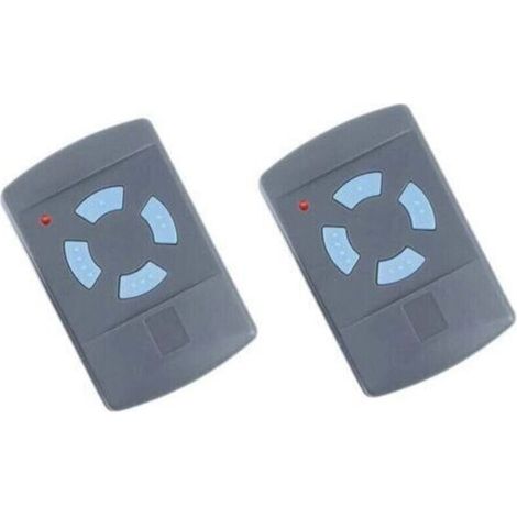 Télécommande de Garage Sdre HSM4 868 MHz avec 4 Boutons Couleur Bleue Remplacer Les émetteurs Hormann 868 MHz HS4 HSM2 HSP4 868 HS1 868 Tubauto HSM4 868 Tubauto HS4 868Fréquence. 2PACK