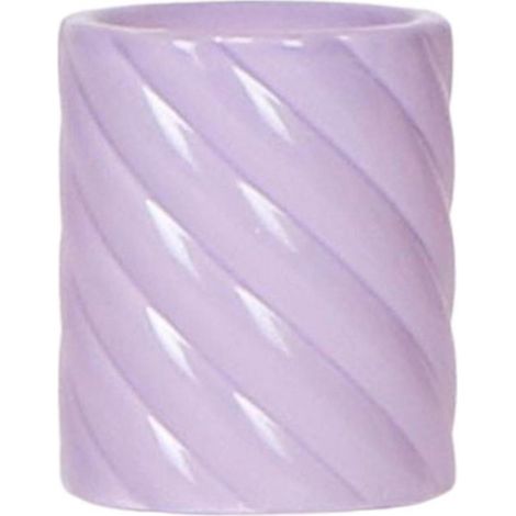 Cache-pot Décoratif Candy en Céramique Brillante pour Orchidées et Plantes - Lilas - Ø 6 cm - PANGIVO (1/3)