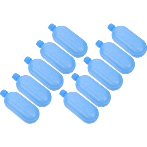 10 Pièces Blocs Réfrigérants Bleus en PE pour Climatiseur Ventilateur Portable, Amélioration Rapide du Refroidissement, Accessoires Polyvalents pour Bureau et Intérieur (1/5)