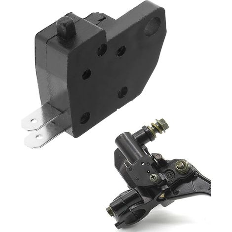 Interrupteur de Frein Droit de Moto,Contacteur Feux Stop,Interrupteur de Feux Stop Contacteur de frein Moto,Frein Avant de Motos pour Pièces de Rechange,Compatible avec la Plupart des Motos (1/5)