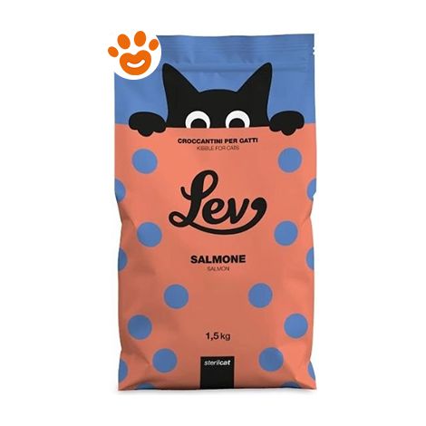 Lev Cat Adult Sterilised Salmone - Sacco 1,5 Kg -