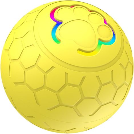 Balle Interactive Pour Chien - Balle Roulante Automatique Rechargeable - Mode Intelligent Et Mode Fou - 5,6 cm - 1 Pièce