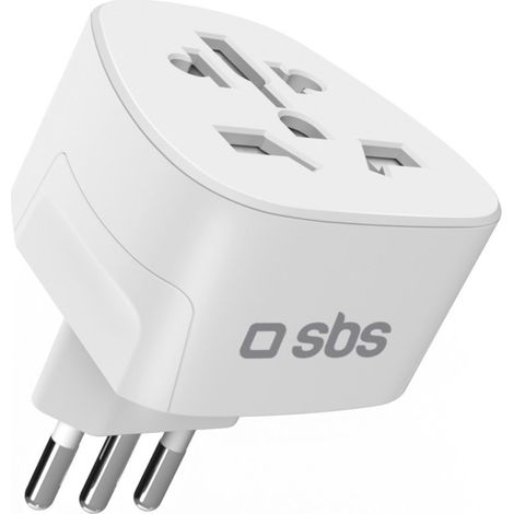 Reiseadapter für Italien – Weiß (1/2)