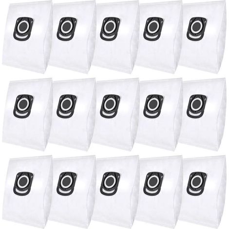 Lot de 15 sacs d'aspirateur compatibles avec Hygiene+ ZR200520 ZR200720 Swirl R39, sacs à poussière pour aspirateurs Compact Power, X-Trem Power & Silence Force modèles RO64xx RO63xx RO68xx RO39xx (1/5)