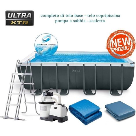 INTEX 26356NP NUOVA PISCINA FUORITERRA ULTRA XTR 549x279x132 cm + POMPA A SABBIA (1/5)