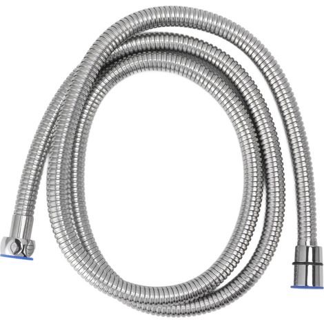 Flexibler, extra langer Duschschlauch aus Edelstahl, 150 cm (59 Zoll), explosionsgeschützt, hitzebeständig für Badezimmer, galvanisiert (1/5)