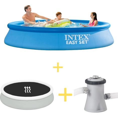 Intex Piscine Easy Set Ronde - 305x61 cm - 3-pièces S21311 (1/4)