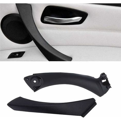 Manija de puerta ZVD compatible con Serie 3 E90/E91/E92/E93, tirador de puerta derecha del pasajero + cubierta exterior (compatible con Serie 3 E90/E91 323 325 328 330 335) (1/4)